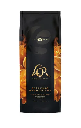 L´OR Espresso Harmonieux 1kg Ganze Bohne, Responsible Sourcing zertifiziert